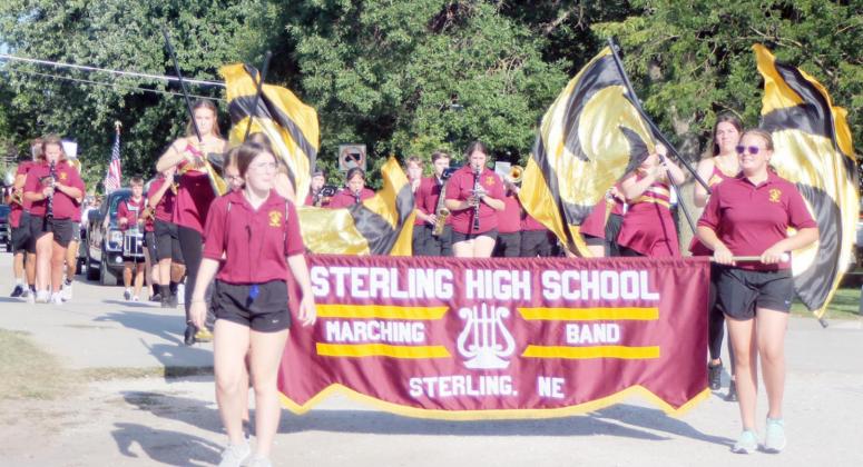 THE STERLING HIGH SCHOOL MARCHING BAND